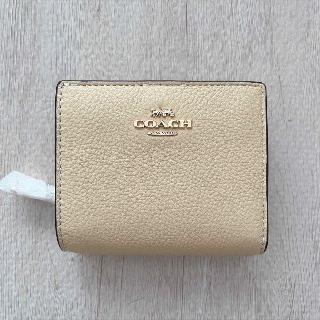 COACH(コーチ)の【新品】COACH スナップ ウォレット 二つ折 イエロー メンズのファッション小物(折り財布)の商品写真