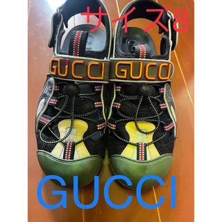 グッチ(Gucci)の美品　GUCCI ベルクロサンダル　サイズ8 (サンダル)