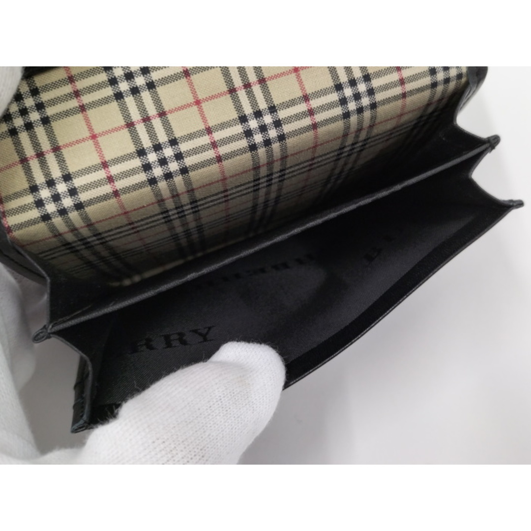 BURBERRY(バーバリー)のBURBERRY 名刺入れ キャンバス ブラック レディースのファッション小物(名刺入れ/定期入れ)の商品写真