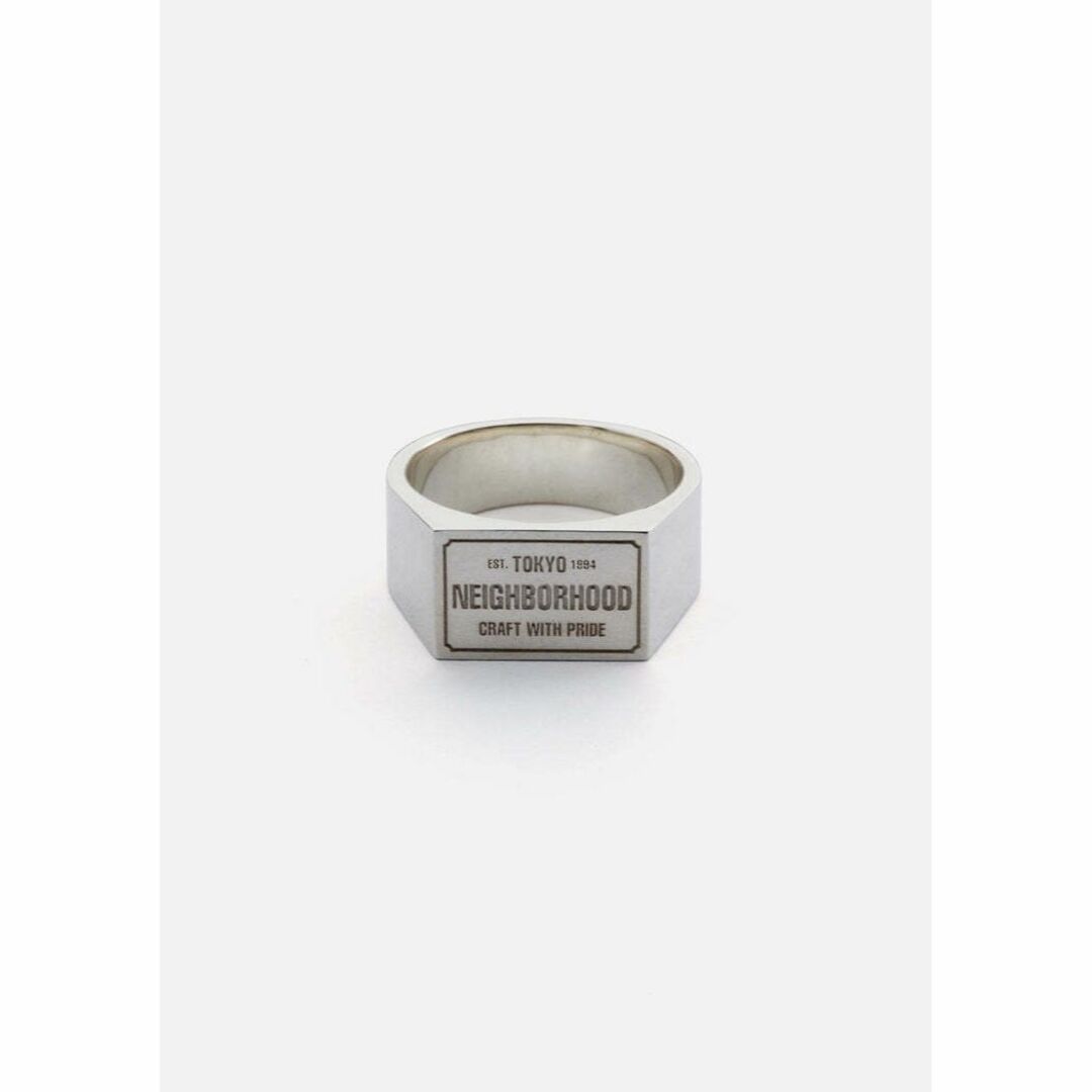 15号 23SS NEIGHBORHOOD SILVER SIGNET RING