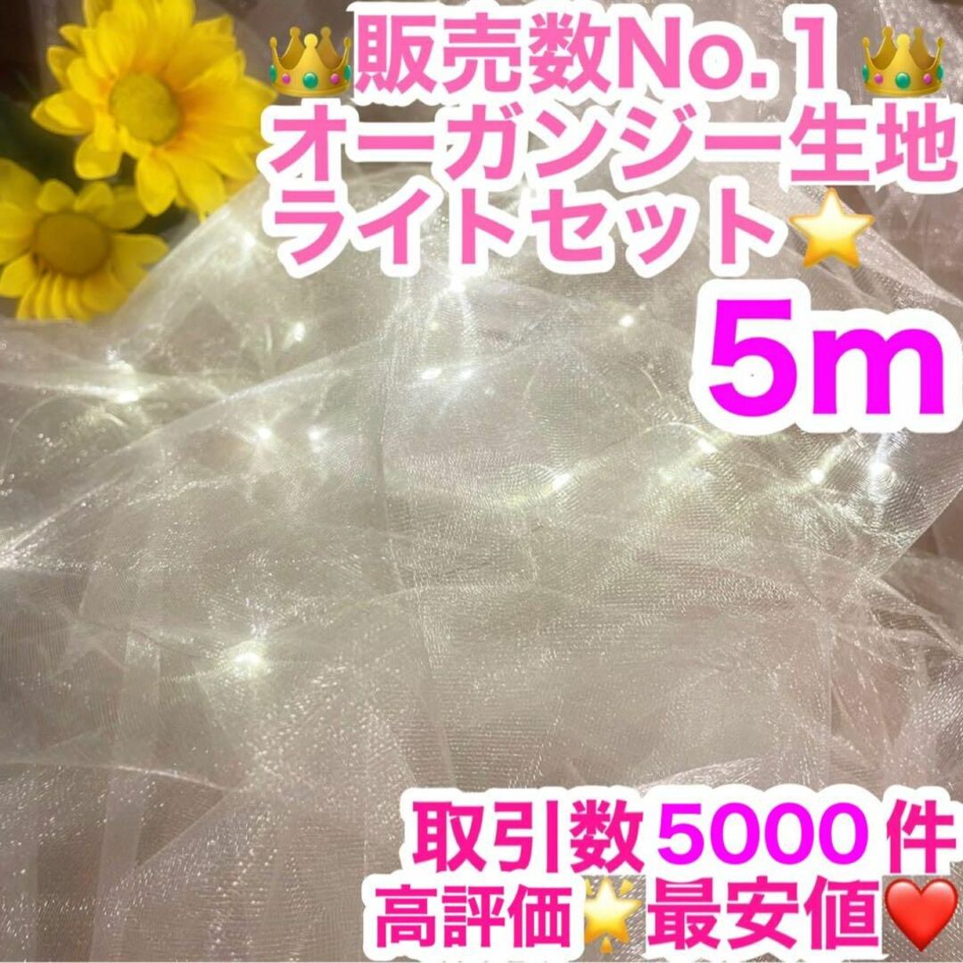 ライト⭐️オーガンジー 生地 結婚式 ウェルカムスペース チュール 布 | フリマアプリ ラクマ