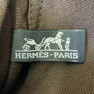 2239 極美品 HERMES エルメス フールトゥpm ハーフレザー ブラウン