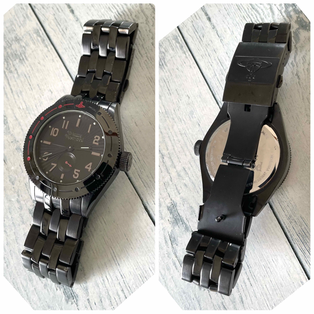 Vivienne Westwood(ヴィヴィアンウエストウッド)の【電池交換済】vivienne ヴィヴィアン 腕時計 メンズ スモセコ メンズの時計(腕時計(アナログ))の商品写真