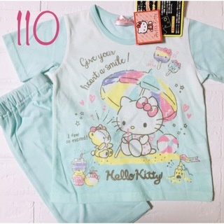 ハローキティ(ハローキティ)のキティ　半袖パジャマ　光るパジャマ　110  Hello Kitty(パジャマ)
