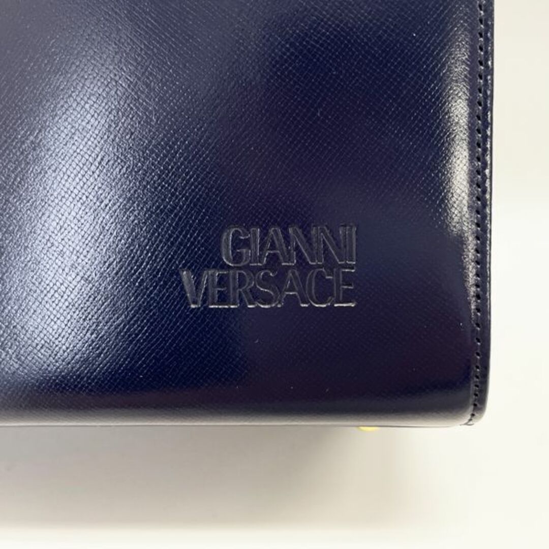 Gianni Versace サンバースト バニティ スクエア チャーム付き ハンドバッグ