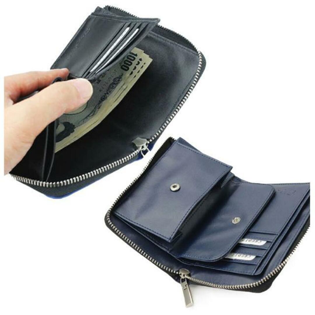 DAYLIGHT デイライト トリコロールファスナー 二つ折り財布 dl-1043 メンズのファッション小物(長財布)の商品写真