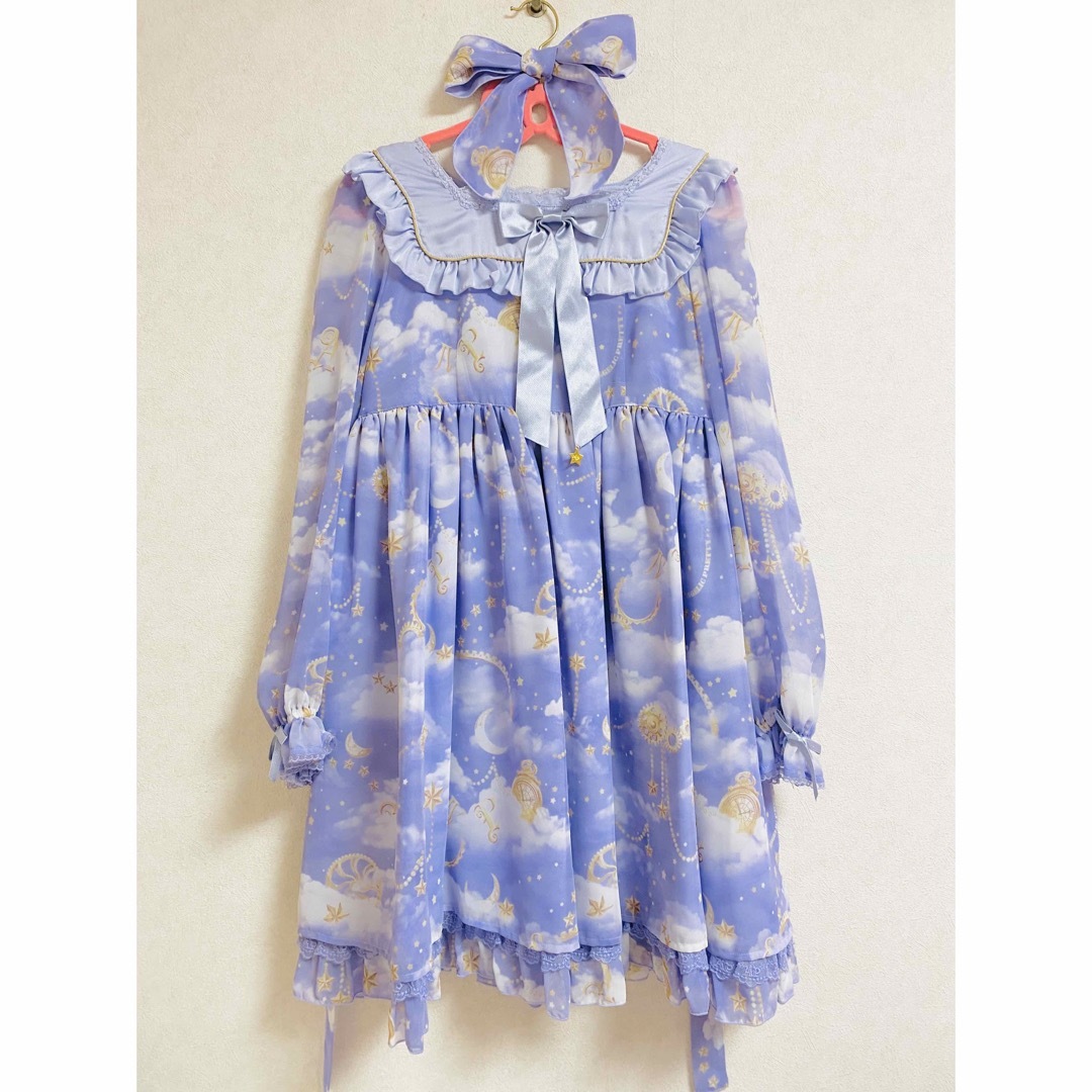 Angelic pretty クロノスユートピア ワンピース リボンクリップ