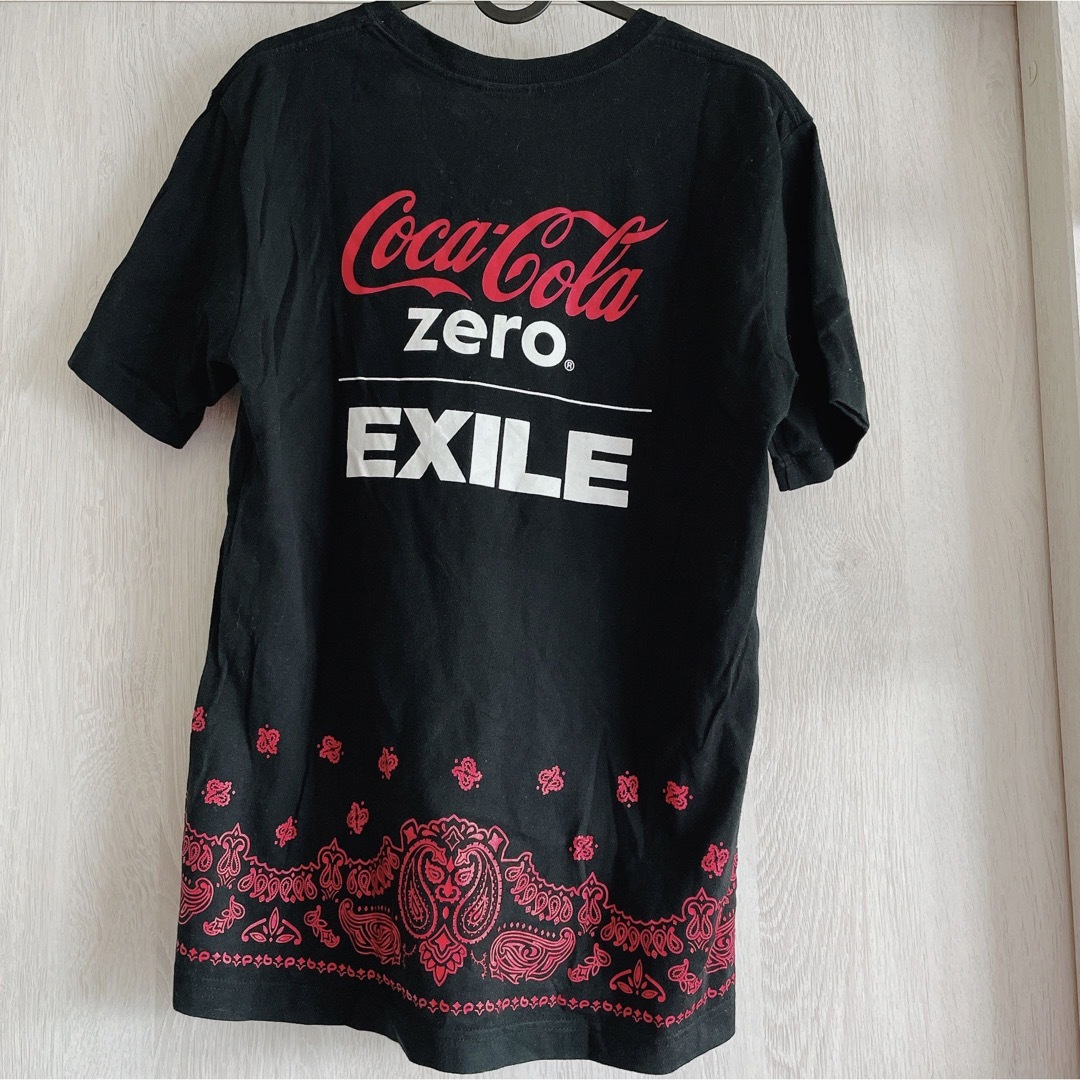 コカ・コーラ EXILE コラボTシャツ L ブラック ペイズリー 日本製 半袖