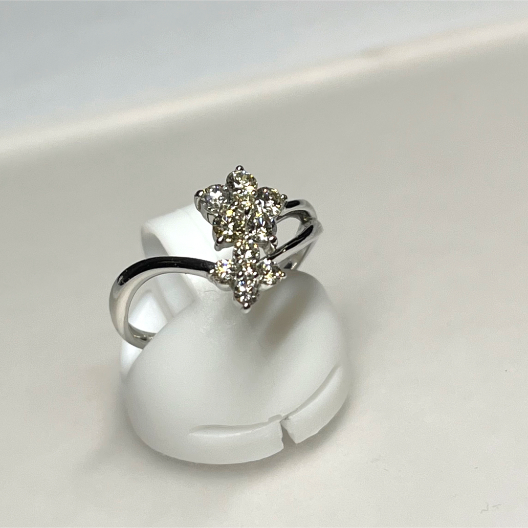 大特価PTダイヤリング0.50ct