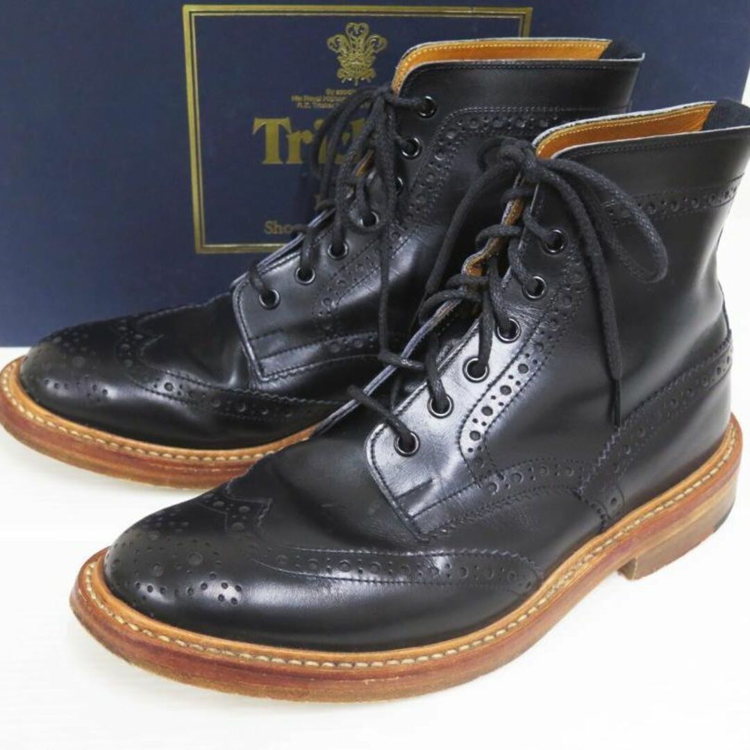 Tricker’s 5634 STOW BROGUE BOOTS UK7.5ブラック型番