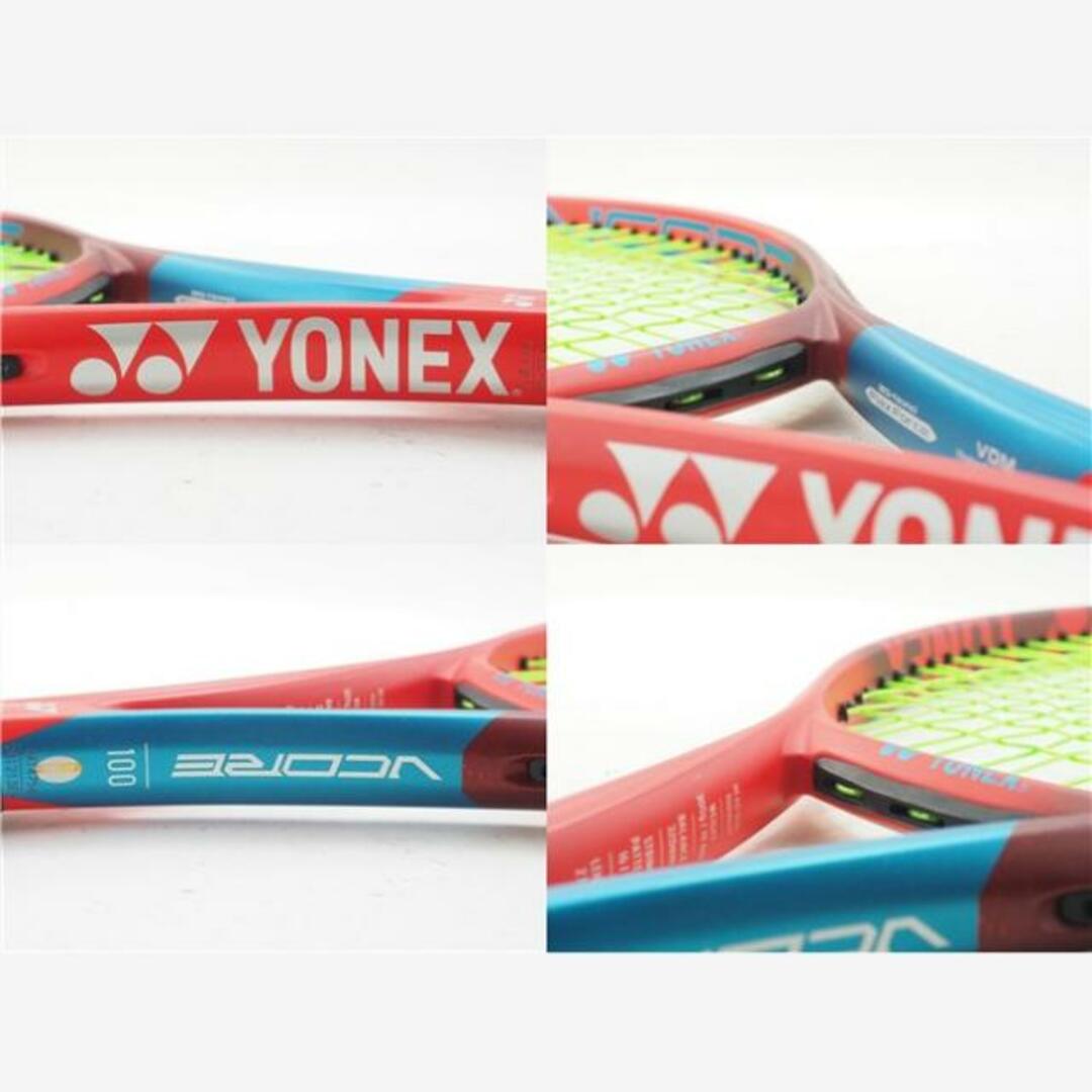 テニスラケット ヨネックス ブイコア 100 2021年モデル【CUSTOM FIT】 (G3)YONEX VCORE 100 2021