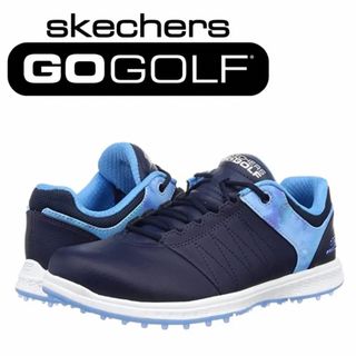 スケッチャーズ(SKECHERS)の新品スケッチャーズゴルフSkechers Goga Maxスニーカー 22.5紺(シューズ)