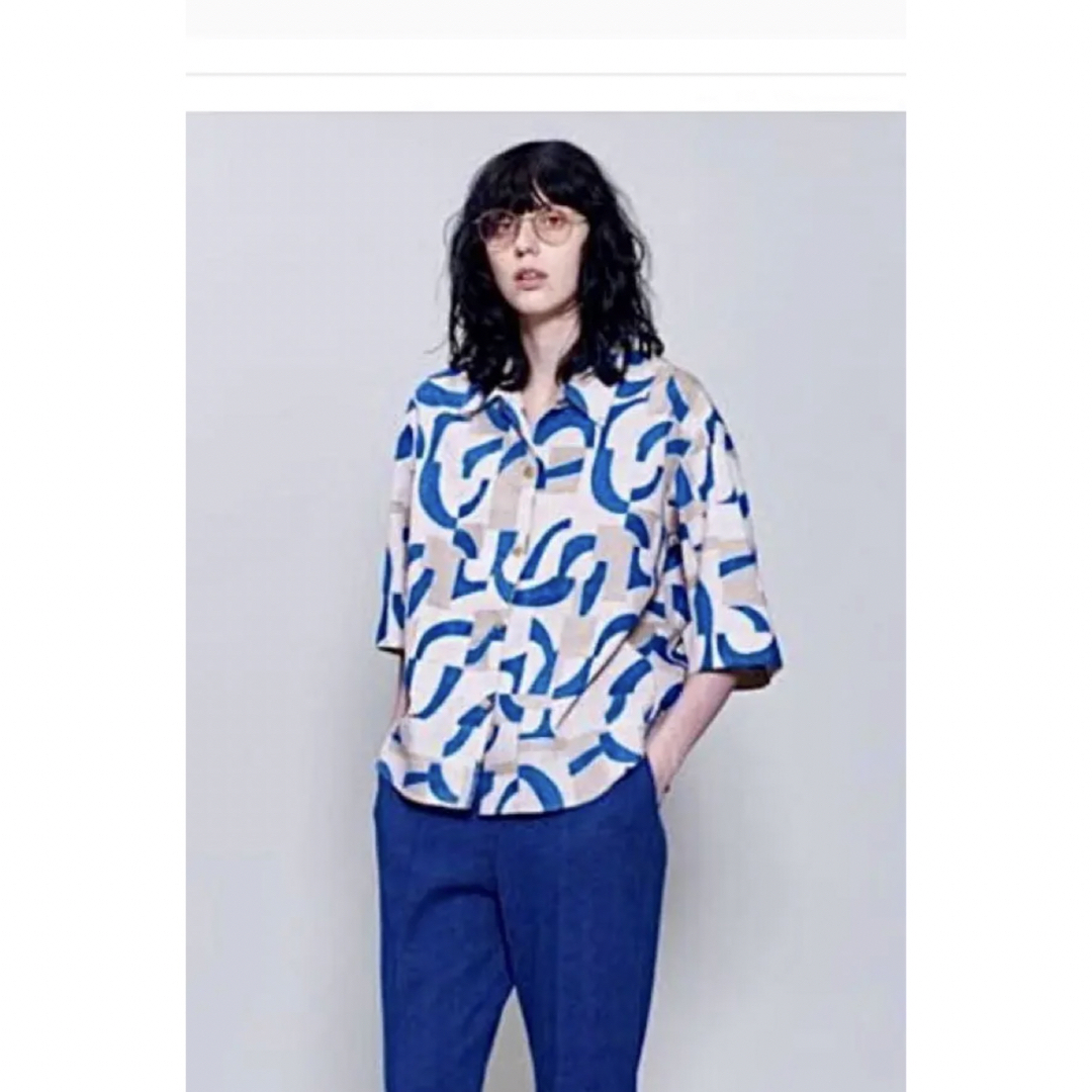 6 (ROKU)(ロク)の6(ROKU)COTTON KIKA SHIRT レディースのトップス(シャツ/ブラウス(半袖/袖なし))の商品写真