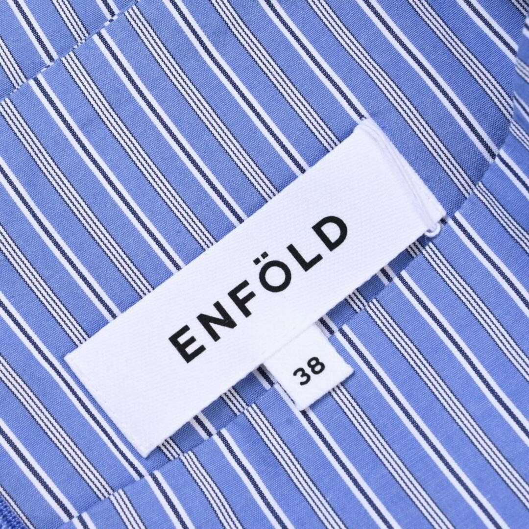 ENFOLD - ENFOLD ストライプ レイヤード シャツ ブラウスの通販 ENFOLD - ENFOLD ストライプ レイヤード シャツ ブラウスの通販