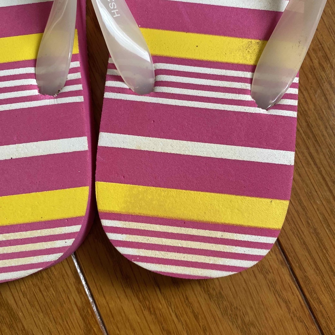 ビーチサンダル　ピンク レディースの靴/シューズ(ビーチサンダル)の商品写真