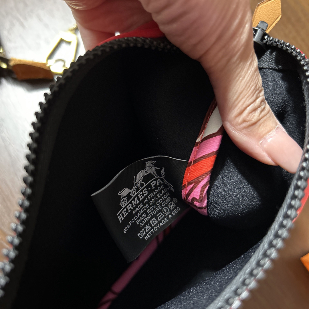 エルメス 希少白文字!ネオバン ポーチ PMレッド-