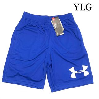 アンダーアーマー(UNDER ARMOUR)のアンダーアーマー　ハーフパンツ　キッズ　YLG　ブルー　青(パンツ/スパッツ)