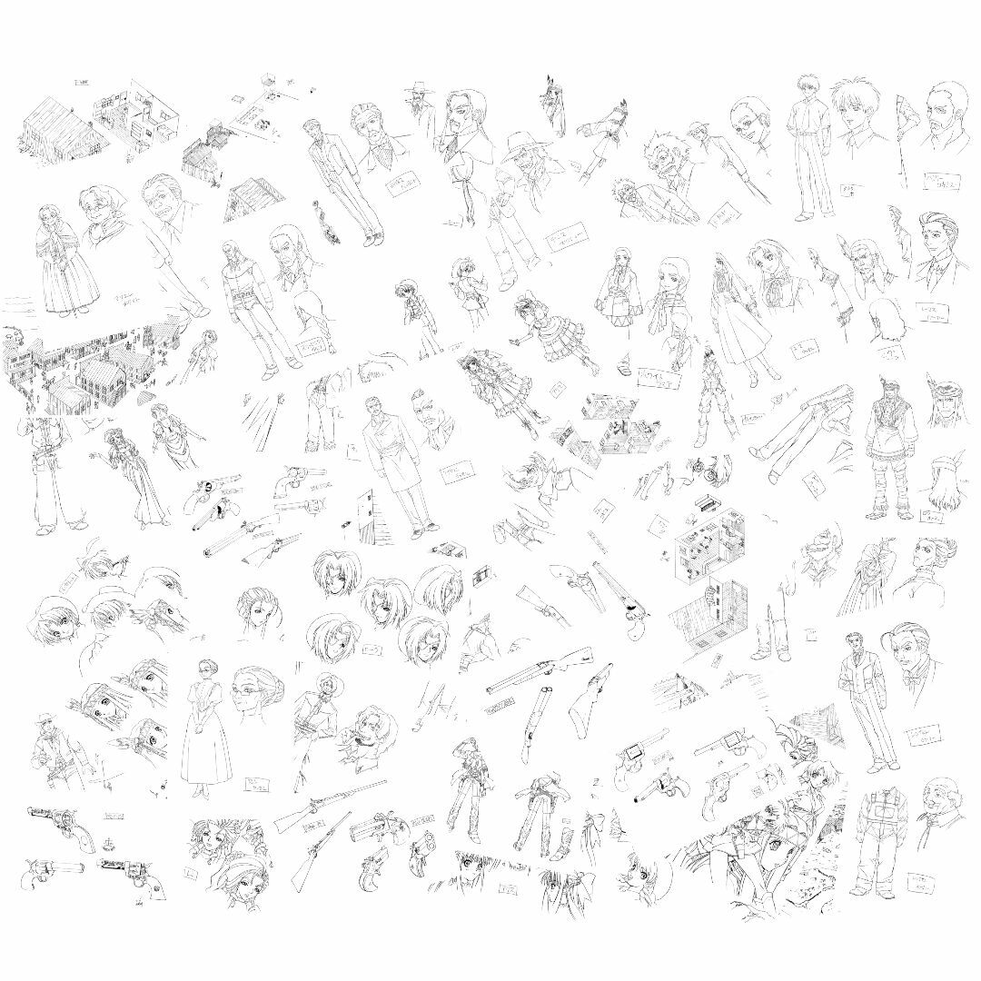 アーリーレインズ 設定資料 制作資料 【61枚】 エンタメ/ホビーのおもちゃ/ぬいぐるみ(キャラクターグッズ)の商品写真