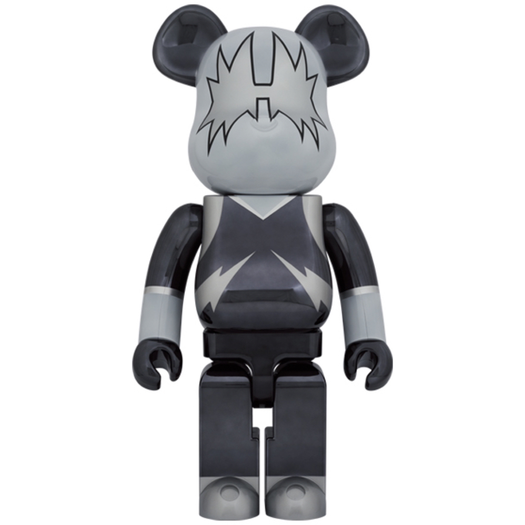 BE@RBRICK SPACE MAN CHROME 100％ 400％