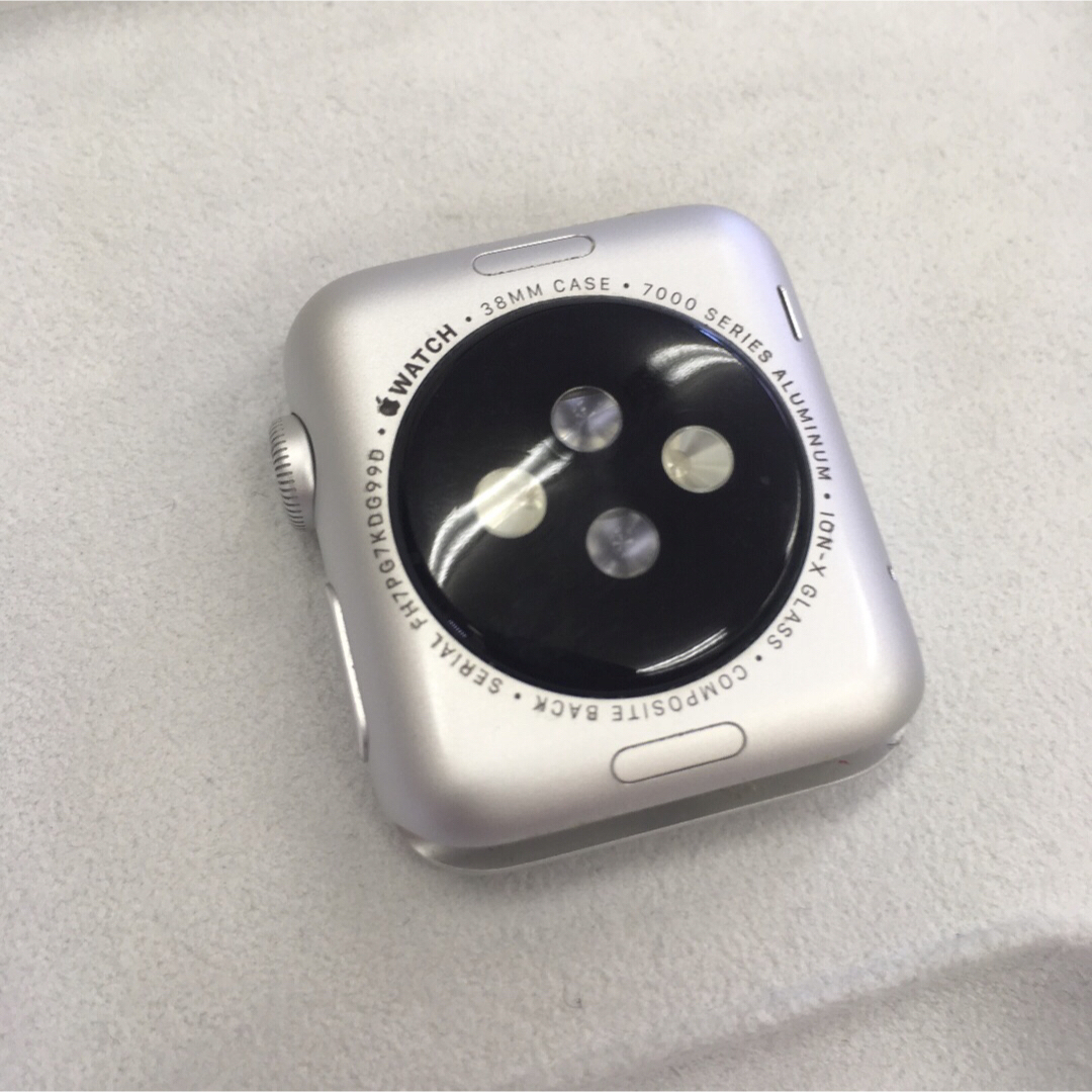 Apple Watch 38mm シルバーアルミ SPORT アップルウォッチスマホ/家電/カメラ