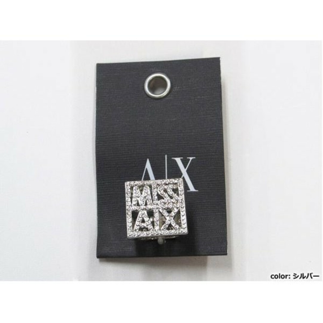 ARMANI EXCHANGE(アルマーニエクスチェンジ)のArmaniExchange ロゴリング/アルマーニエクスチェンジ 指輪シルバー レディースのアクセサリー(リング(指輪))の商品写真