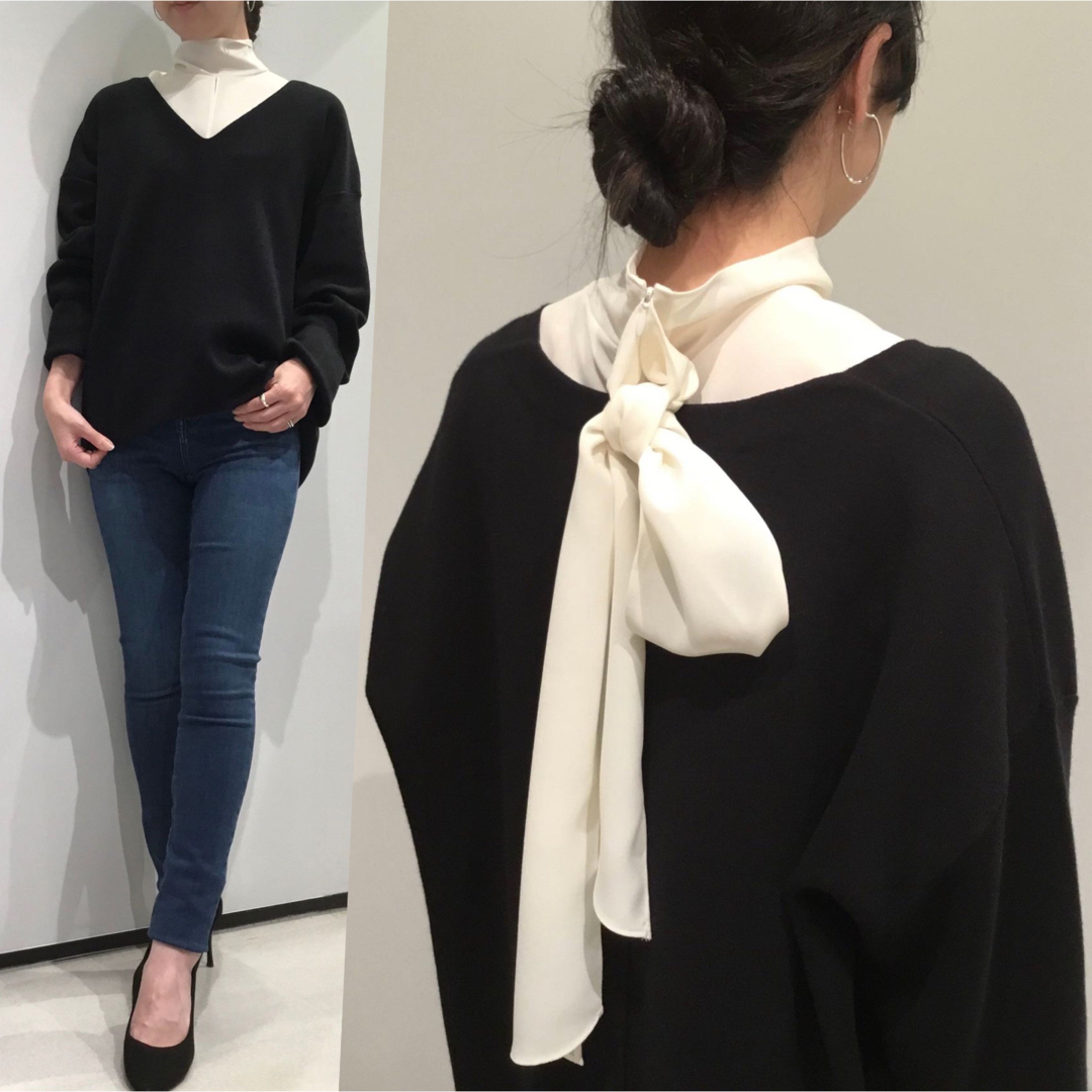Theory 20AW ウォッシャブル ボウタイブラウス | www.innoveering.net Theory 20AW ウォッシャブル ボウタイブラウス