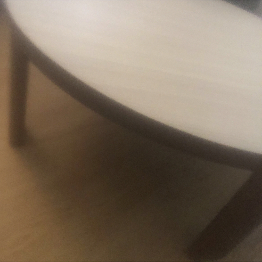 薄型コタツ付　円卓　丸型　折り畳みテーブル 3
