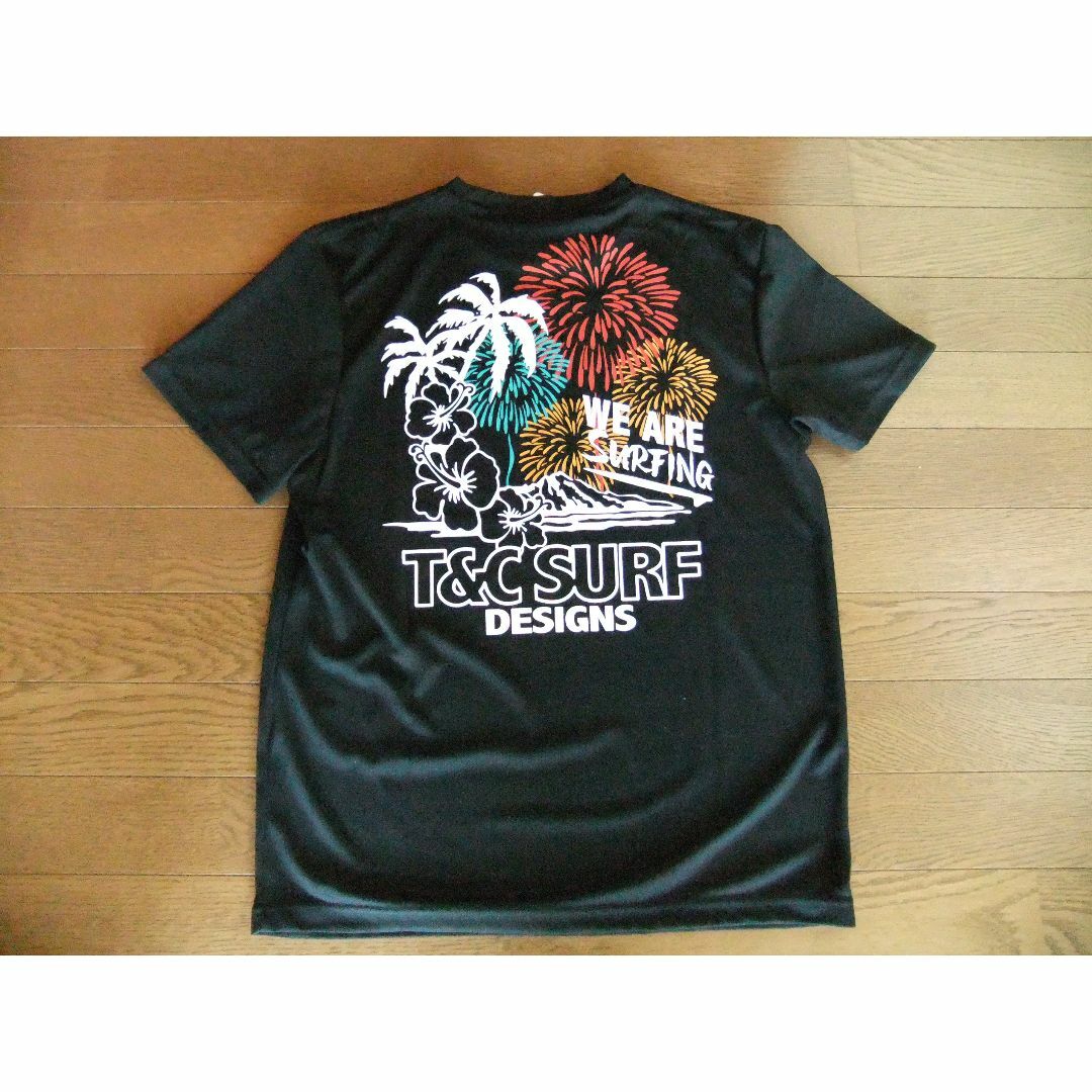 【T&C】メンズ メッシュ半袖Tシャツ M 黒 メンズのトップス(Tシャツ/カットソー(半袖/袖なし))の商品写真