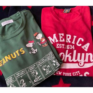 ピーナッツ(PEANUTS)の速乾Tシャツ 2枚組(Tシャツ/カットソー(半袖/袖なし))