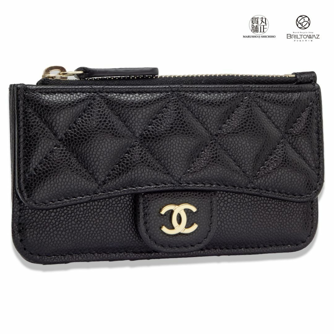 CHANEL - シャネル 23B 2023秋冬 クラシック ジップカードケース