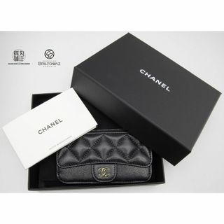 CHANEL - シャネル 23B 2023秋冬 クラシック ジップカードケース