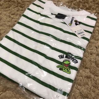 ジーユー(GU)の新品 GU  カーミット Tシャツ M ディズニー　マペッツ　MAPPETS (Tシャツ/カットソー(半袖/袖なし))