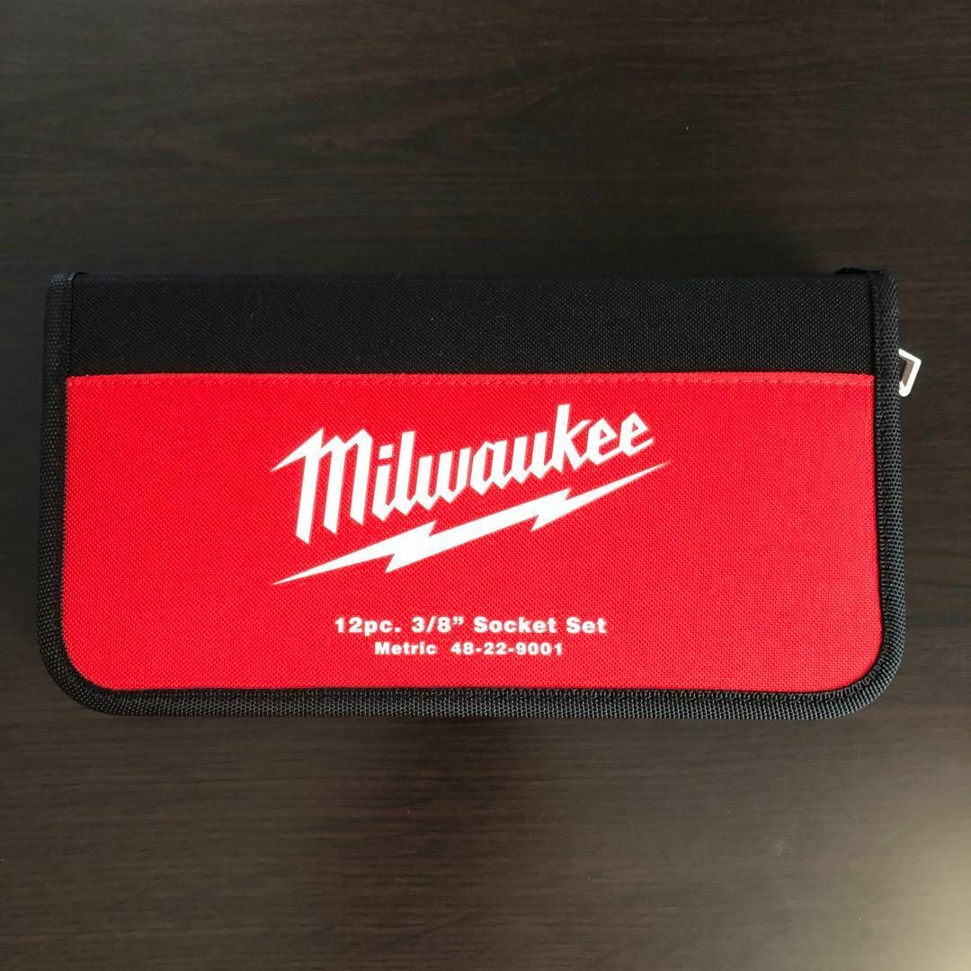 工具新品 Milwaukee ラチェット ソケット 12セット 3/8 インチ