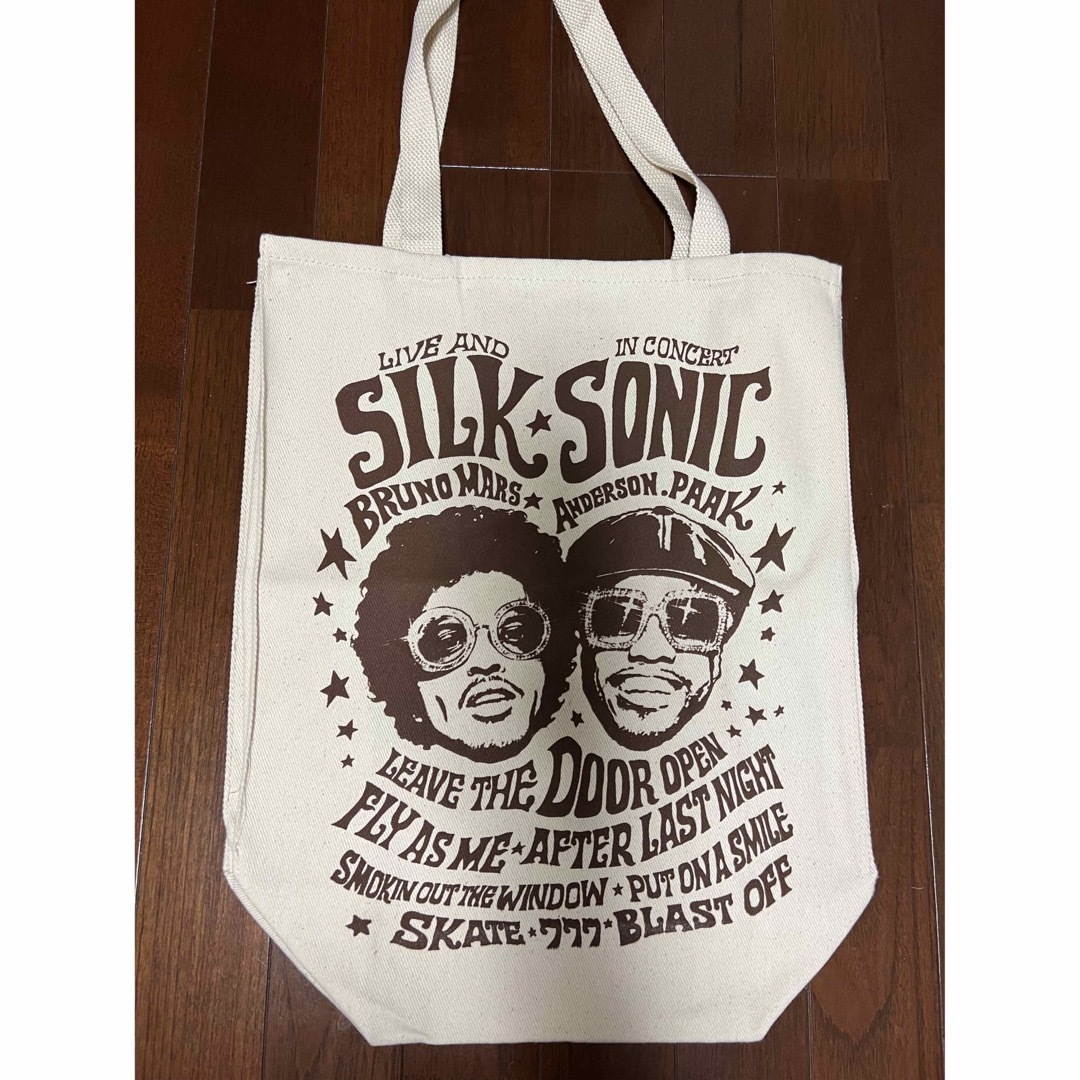 ブルーノマーズ Silk Sonic シルクソニック トートバッグ Vegasbrunomars