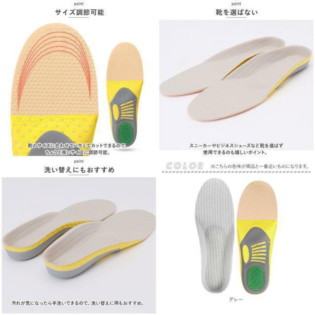 【並行輸入】インソール 衝撃吸収 中敷き pmyinsole9 レディースの靴/シューズ(その他)の商品写真