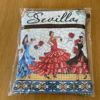 Sevilla セビリア　スペイン　España フラメンコ絵柄　　ポシェット(ショルダーバッグ)