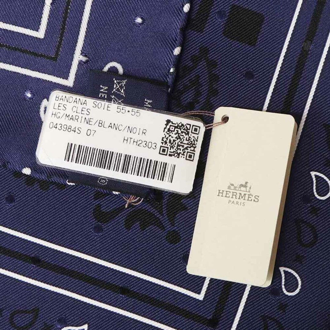 Hermes - エルメス カレ 55 シルク バンダナ プリュムティ レ クレ Les