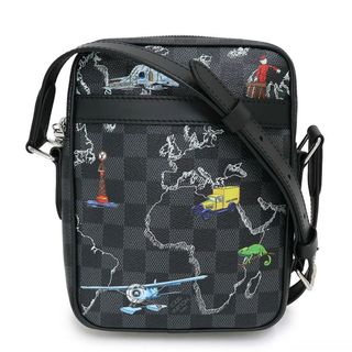 ルイヴィトン(LOUIS VUITTON)のルイ ヴィトン ダヌーブ PM NM ショルダーバッグ 斜め掛け ダミエグラフィットキャンバス ブラック マルチカラー 黒 シルバー金具 N40239 LOUIS VUITTON（新品・未使用品）(ショルダーバッグ)