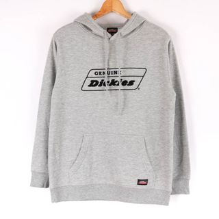 ディッキーズ(Dickies)のディッキーズ ロゴパーカー 長袖 カンガルーポケット スウェット スエット トップス メンズ Mサイズ グレー Dickies(パーカー)