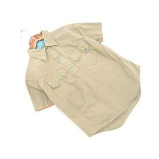 BAPY ベイピー ウエスタン シャツ sizeSHORT/ベージュ ■◆ レディース