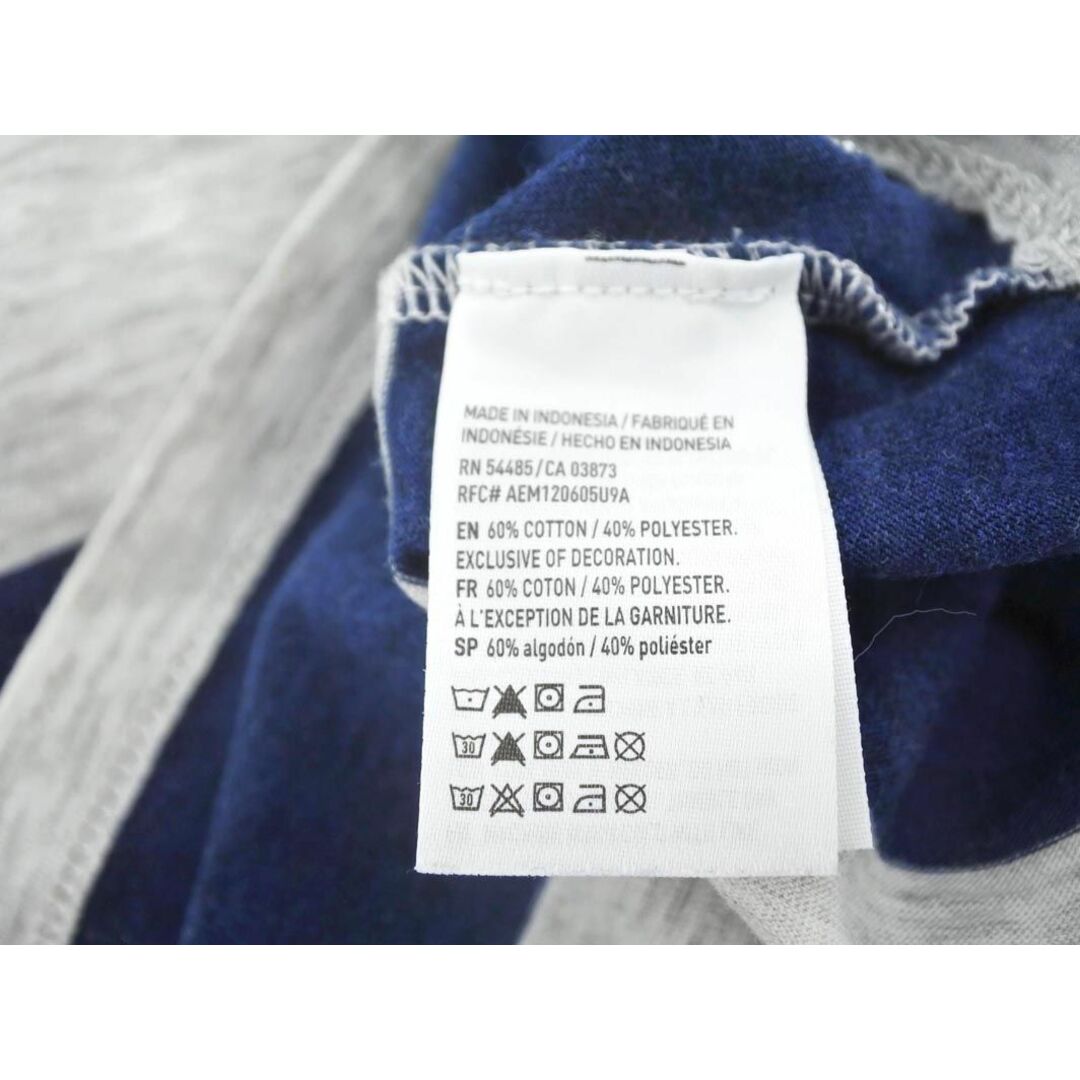 American Eagle(アメリカンイーグル)のAMERICAN EAGLE アメリカンイーグル ボーダー Tシャツ sizeS/グレーｘ紺 ■◆ メンズ メンズのトップス(Tシャツ/カットソー(半袖/袖なし))の商品写真
