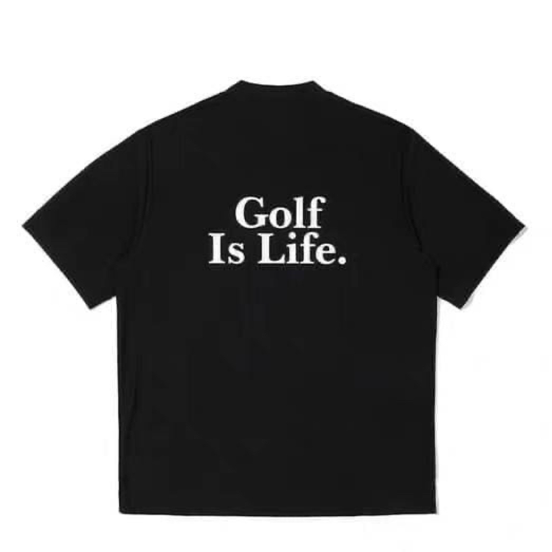 マルボンゴルフ メンズ トップス ブラック Tシャツ ゴルフウェア XL