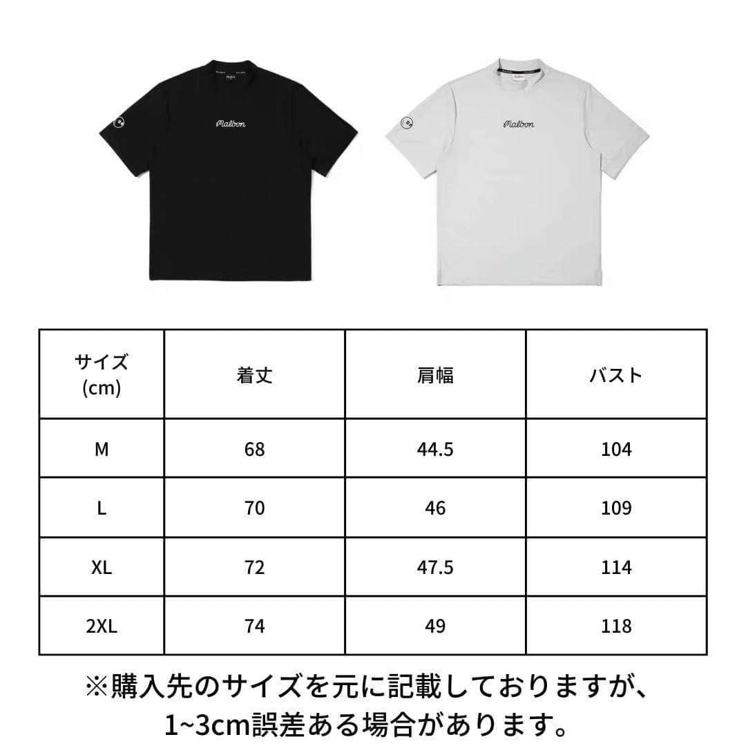 マルボンゴルフ メンズ トップス  ブラック Tシャツ ゴルフウェア XL