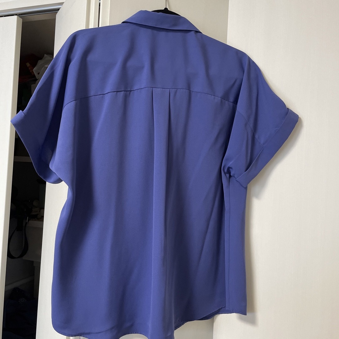 GU(ジーユー)のGU ドレープシャツ レディースのトップス(シャツ/ブラウス(半袖/袖なし))の商品写真