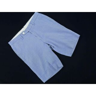 ユナイテッドアローズ(UNITED ARROWS)のユナイテッドアローズ シルク混 ショート パンツ sizeM/青 ■◆ メンズ(ショートパンツ)