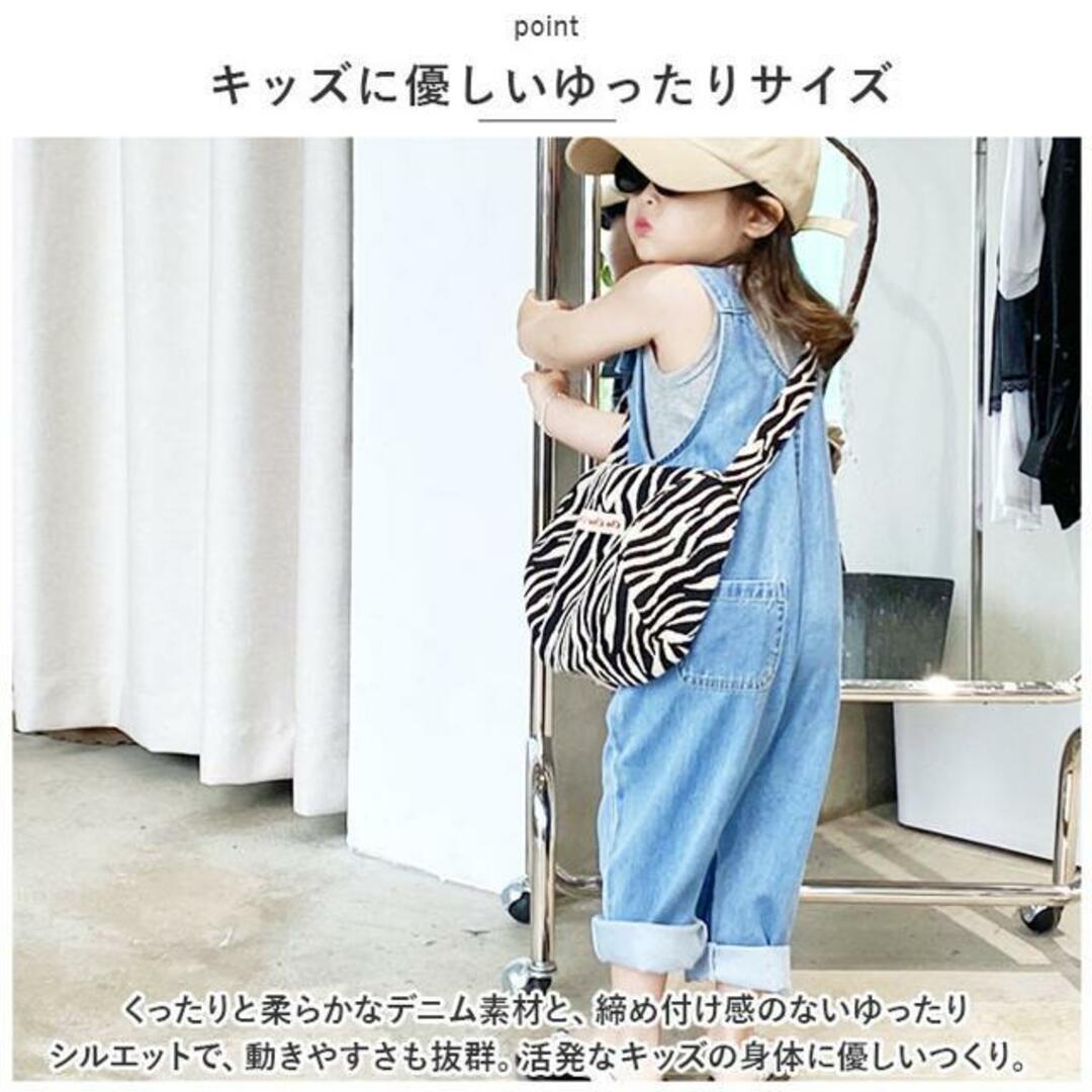 【並行輸入】オーバーオール キッズ デニム zm23030 キッズ/ベビー/マタニティのキッズ服女の子用(90cm~)(ワンピース)の商品写真