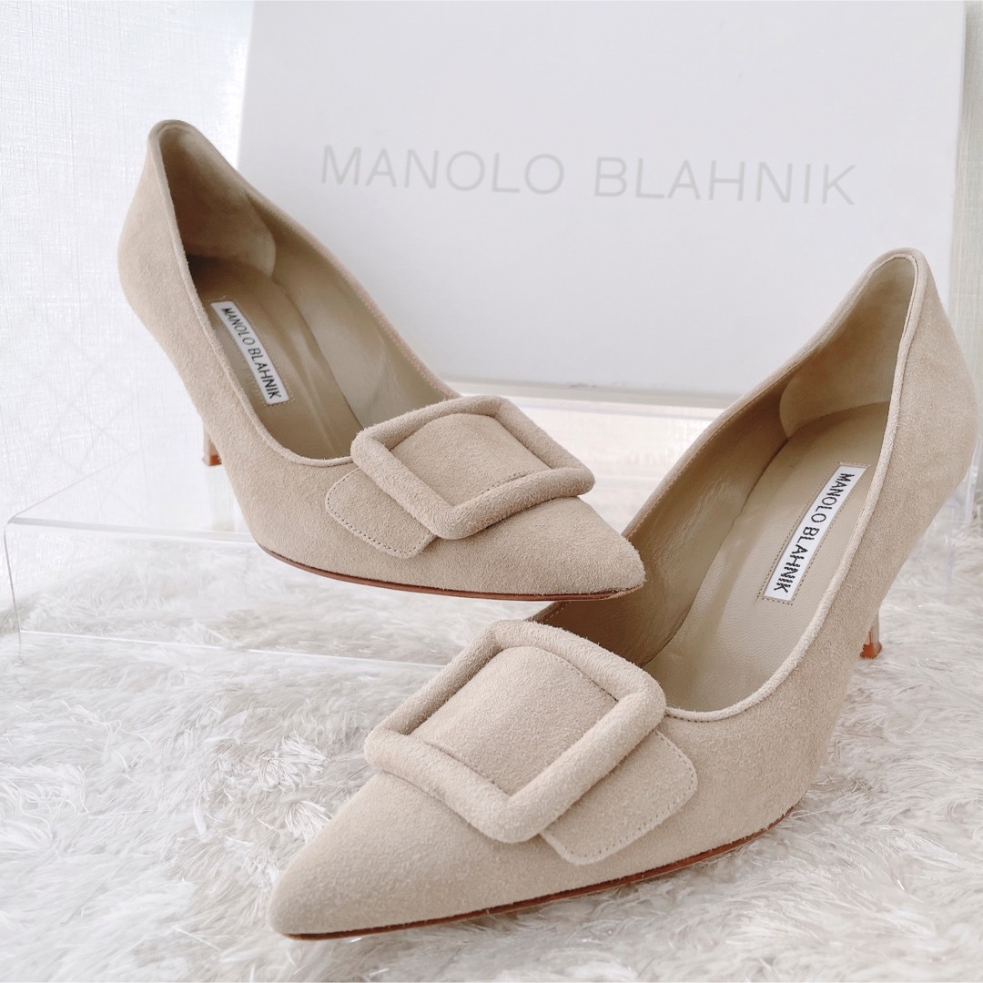 品質が完璧 MANOLO BLAHNIK マノロブラニク フラットシューズ パンプス