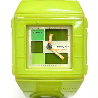 ベビージー(Baby-G)のCASIO　BABY-G　ベイビージー　BGA-200　エナメル　グリーン(腕時計)