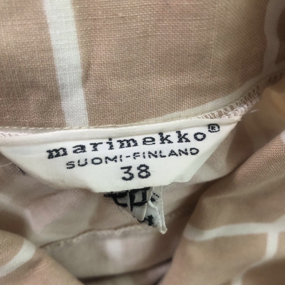 marimekko(マリメッコ)のヴィンテージマリメッコ　ノースリーブブラウス レディースのトップス(シャツ/ブラウス(半袖/袖なし))の商品写真