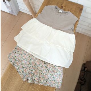 ブランシェス(Branshes)のbranshes ブランシェス 上下セット 女の子 120cm 夏服(Tシャツ/カットソー)